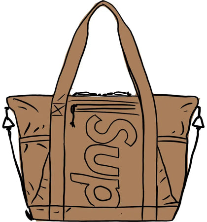 Supreme Zip Tote (SS21) Tan - authentic Supreme product