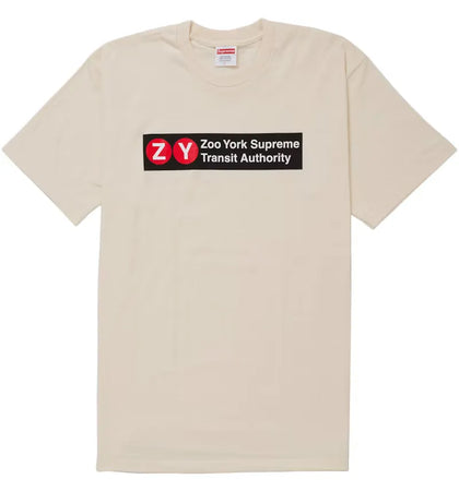Supreme Zoo York Transit Tee White - authentic Supreme product