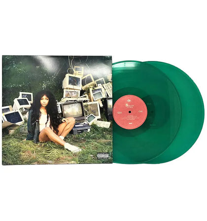 SZA Ctrl 2XLP Vinyl Translucent Green - authentic SZA product