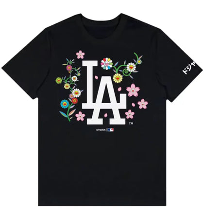 Takashi Murakami x Dodgers T-shirt Black - authentic Takashi Murakami apparel