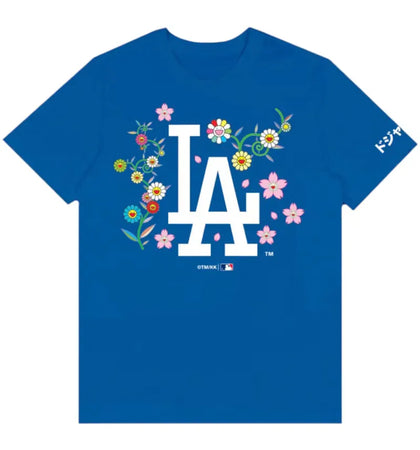 Takashi Murakami x Dodgers T-shirt Blue - authentic Takashi Murakami apparel