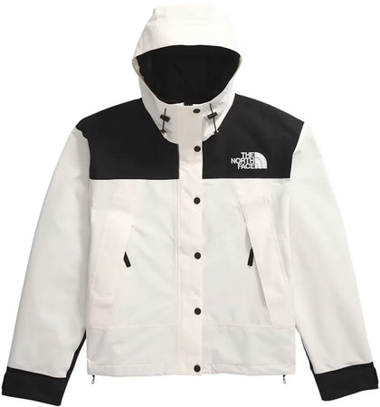 The North Face Women's DryVent Mono Mountain Short Jacket White Dune/TNF Black - authentic The North Face apparel