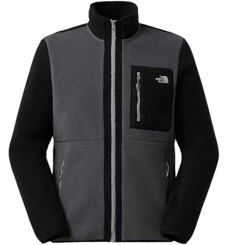 The North Face Yumiori Full-Zip Fleece Jacket Grey/Black - vue 360