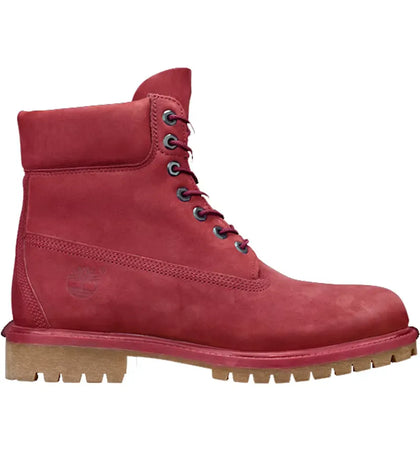 Timberland 6" Boot Pomegranate Burgundy Nubuck - authentic Timberland sneakers