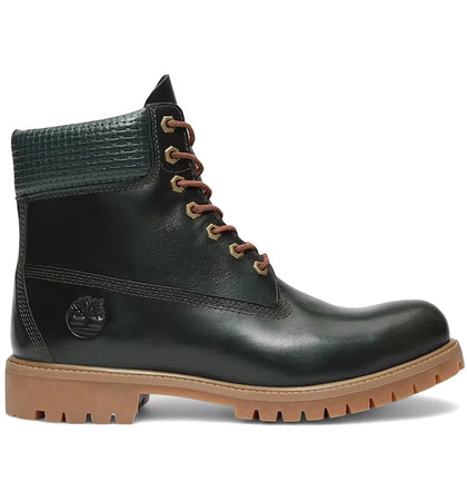 Timberland 6" Premium Waterproof Boot Dark Green Full Grain - authentic Timberland sneakers
