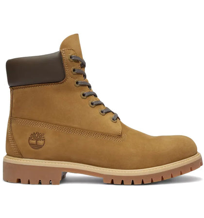 Timberland 6" Premium Waterproof Boot Olive Nubuck Dark Brown - authentic Timberland sneakers