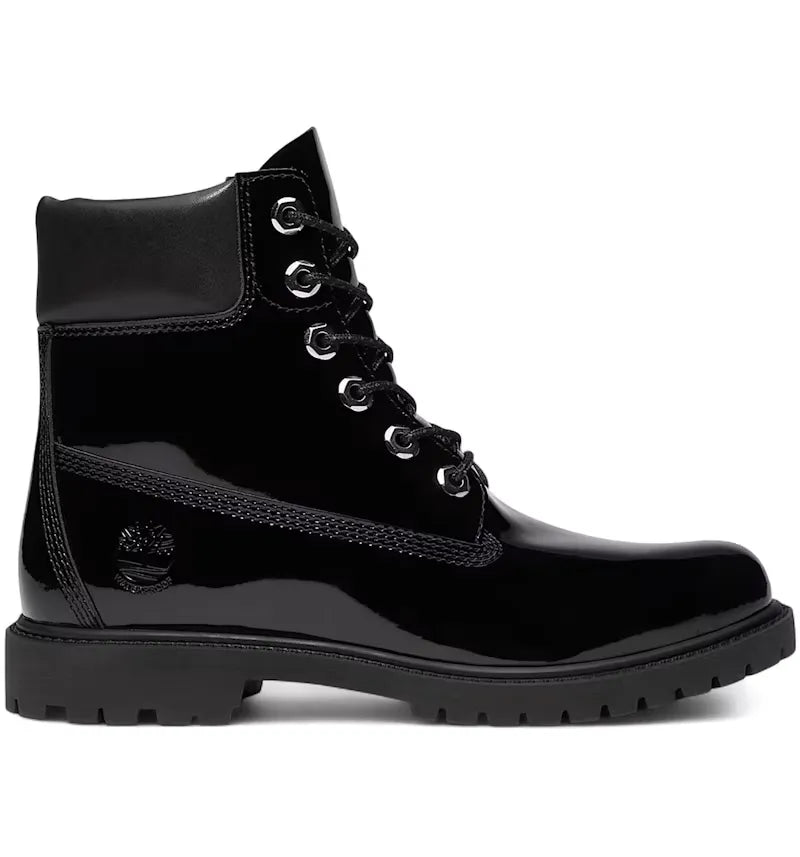 Timberland 6" Premium Waterproof Boot Patent Black (Women's) - vue 360
