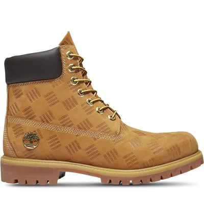 Timberland 6" Premium Waterproof Boot Wheat Debossed Print