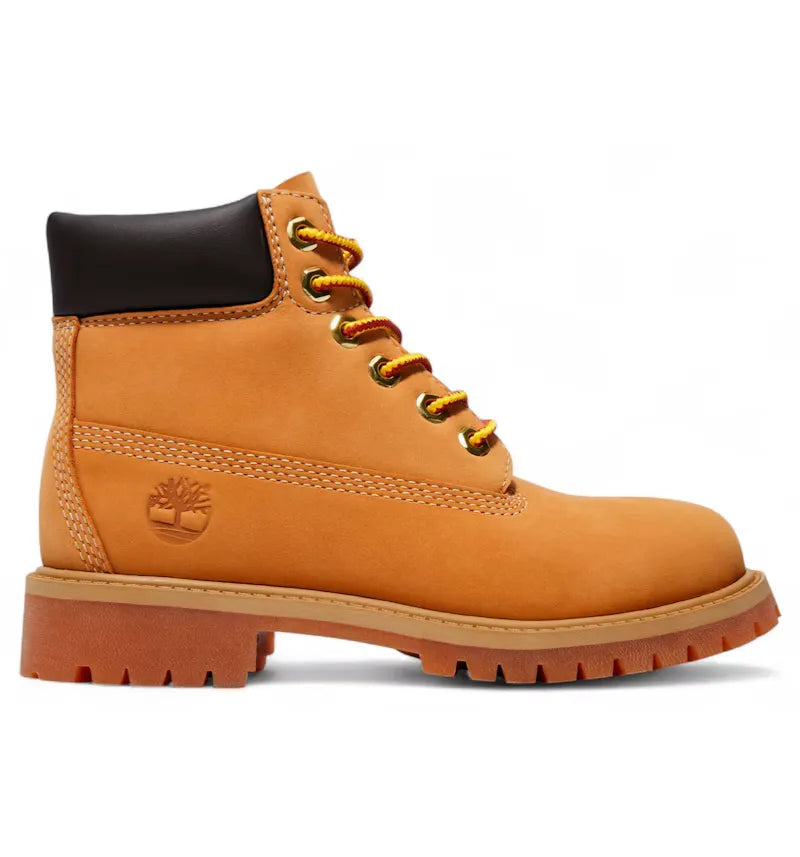 Timberland 6" Premium Waterproof Boot Wheat Nubuck (PS) - vue 360