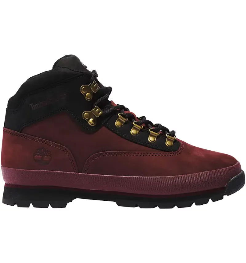 Timberland Euro Hiker Mid Burgundy - vue 360