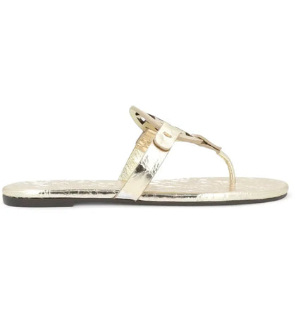 Tory Burch Miller Soft Sandals Spark Gold (Women's) - authentic Tory Burch sneakers