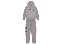Trapstar Chenille Decoded 2.0 Hoodie Tracksuit Grey/Blue