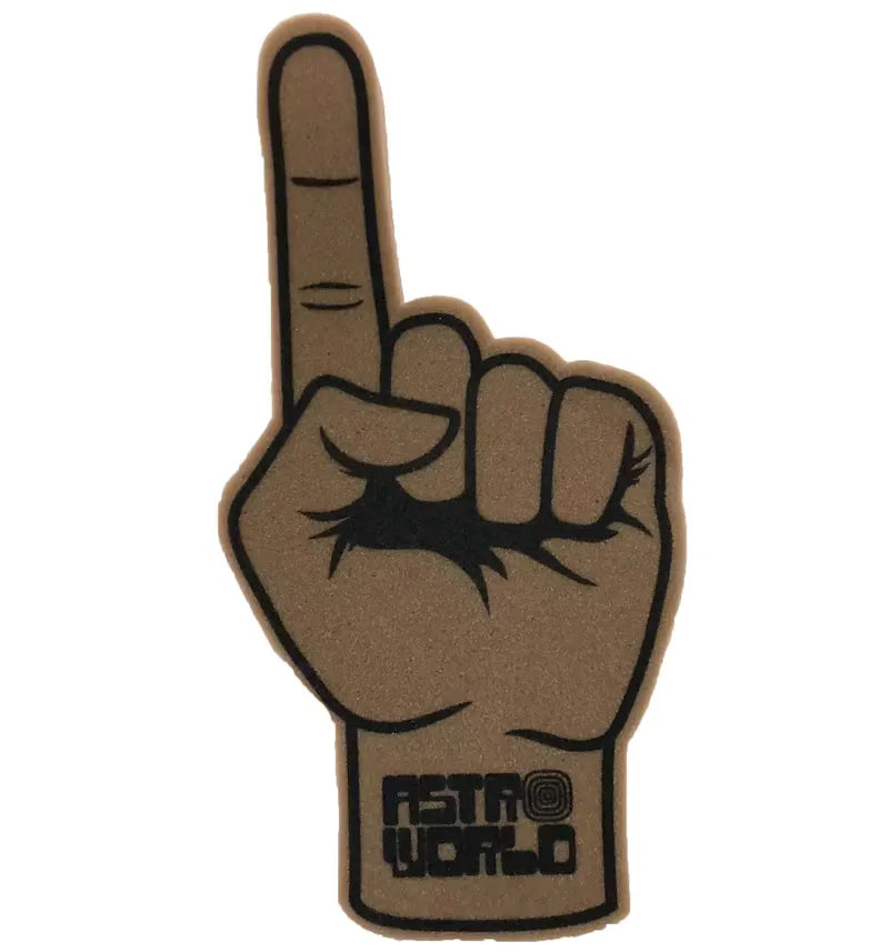 Travis Scott Astroworld Foam Finger Brown - vue 360