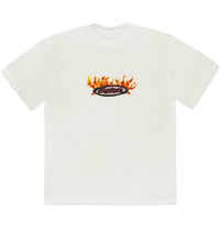 Travis Scott Cactus Jack Flame T-shirt Cream