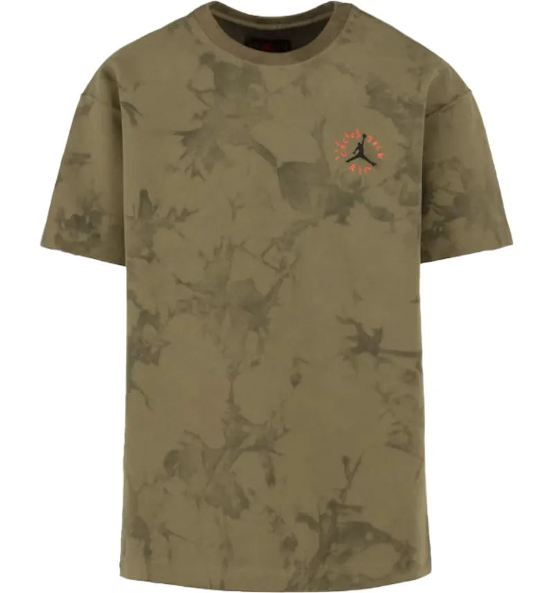 Travis Scott Jordan SS Tee Olive - vue 360