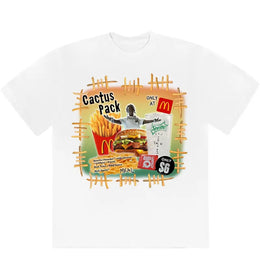 Travis Scott x McDonald's Cactus Pack Vintage Bootleg II T-Shirt White - authentic Travis Scott apparel