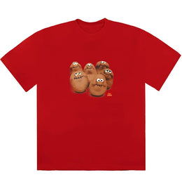 Travis Scott x McDonald's Squad T-Shirt Red - authentic Travis Scott apparel