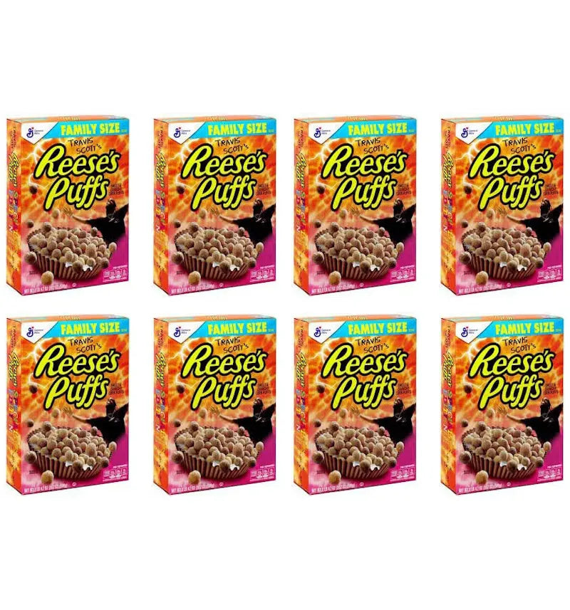 Travis Scott x Reese's Puffs Cereal Family Size 8x Lot (Not Fit For Human Consumption) - vue 360