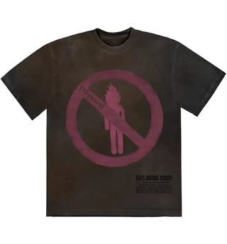 Travis Scott x Sp5der T-shirt Brown - authentic Travis Scott apparel
