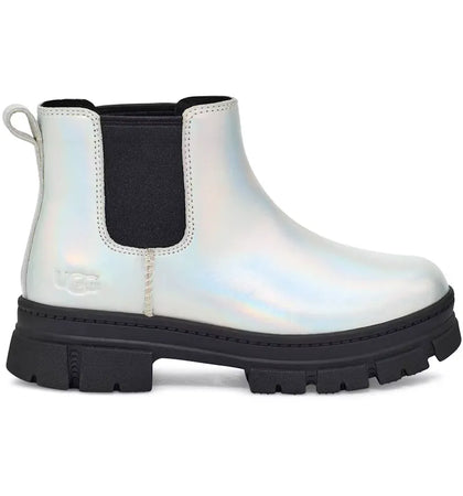 UGG Ashton Chelsea Shine Boot Silver (Kids) - authentic UGG sneakers