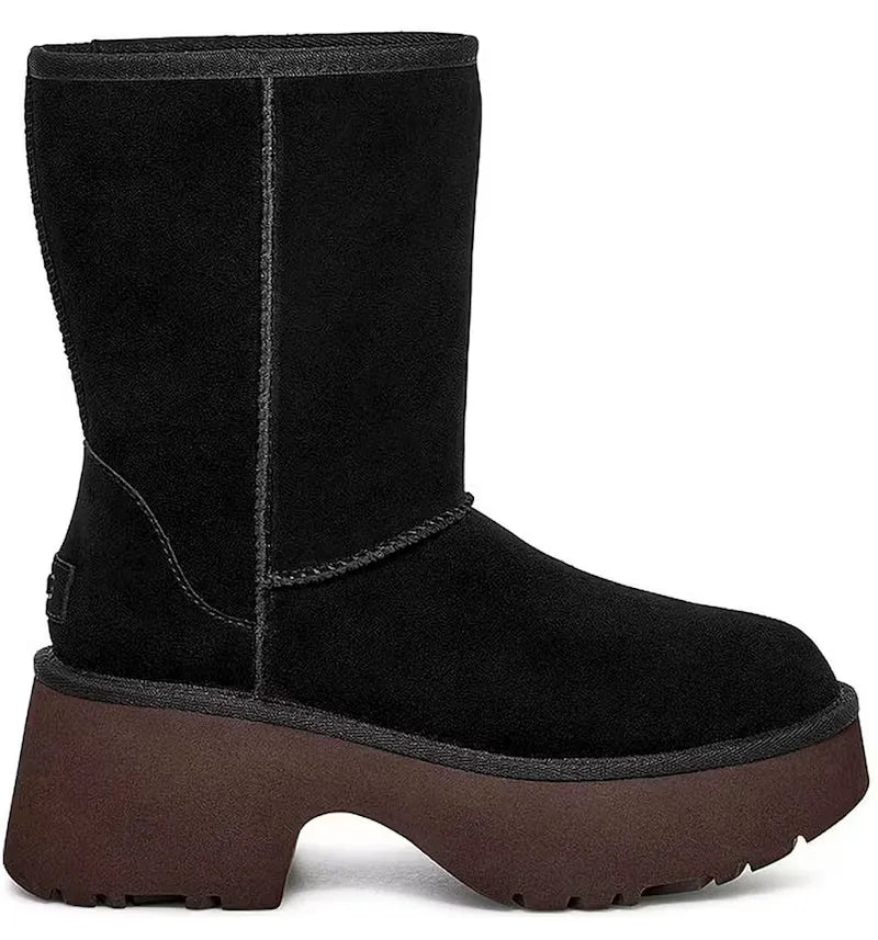 UGG Classic Short New Heights Boot Black (Women's) - vue 360