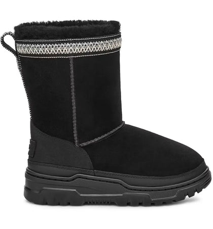 UGG Classic Short TrailGazer Boot Black (Kids) - authentic UGG sneakers