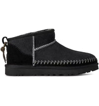UGG Classic Ultra Mini Biarritz Boot Black (Women's)