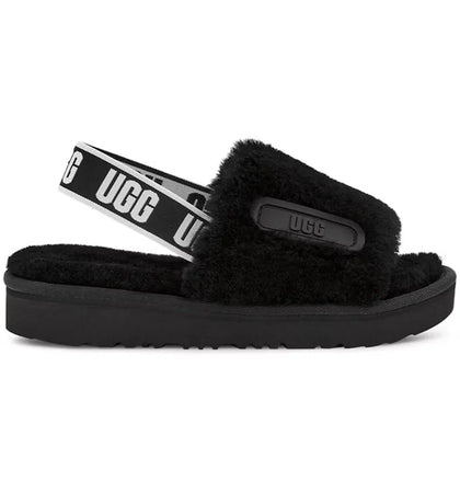 UGG Disco Slide Black (Kids) - authentic UGG product