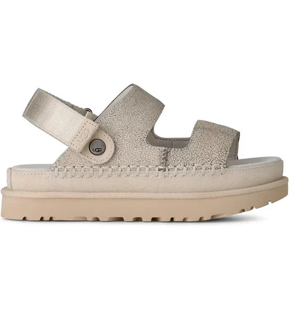 UGG Goldenstar Crackle Glide Sandal Crackle White (Women's) - authentic UGG sneakers