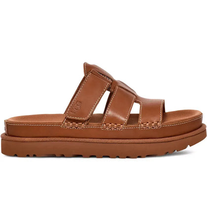 UGG Goldenstar Platform Slide Tan (Women's) - authentic UGG sneakers