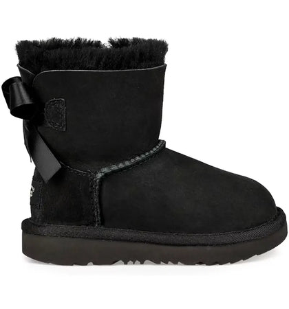 UGG Mini Bailey Bow II Boot Black (Toddler) - authentic UGG sneakers