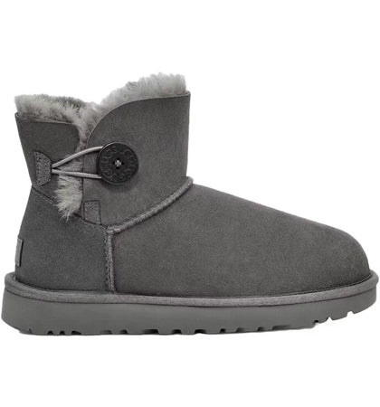 UGG Mini Bailey Button II Grey (Women's) - authentic UGG sneakers