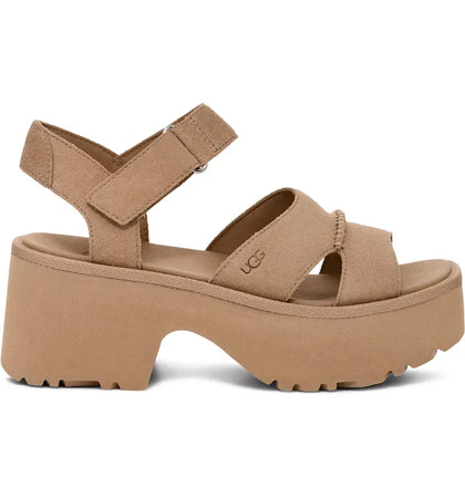 UGG New Heights Ankle Strap Sandal Mustard Seed (Women's) - authentic UGG sneakers