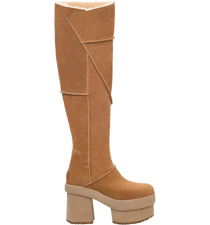 UGG New Heights Platform Xtra Boot Chestnut (Women's) - authentic UGG sneakers
