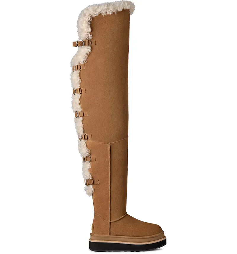 UGG Thigh High Boot sacai Chestnut (Women's) - vue 360