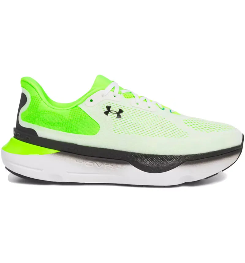 Under Armour HOVR Infinite Pro 2 White Hyper Green - vue 360