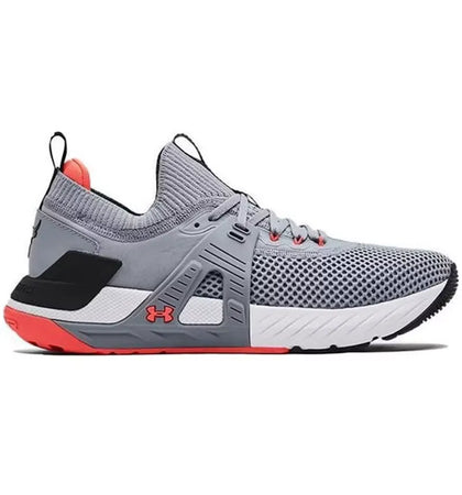 Under Armour Project Rock 4 Steel Black Crimson - authentic Under Armour sneakers