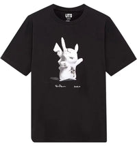 Uniqlo x Daniel Arsham x Pokemon Pikachu Tee Black