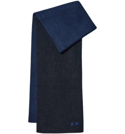 Uniqlo x KAWS Heat Tech Knitted Scarf Navy - authentic Uniqlo product