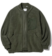 Uniqlo x White Mountaineering Fleece Oversized Longsleeve Jacket (Asia Sizing) Olive