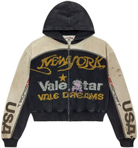 Vale Forever Vale Star Zip Up Hoodie Dest/Black/Tan