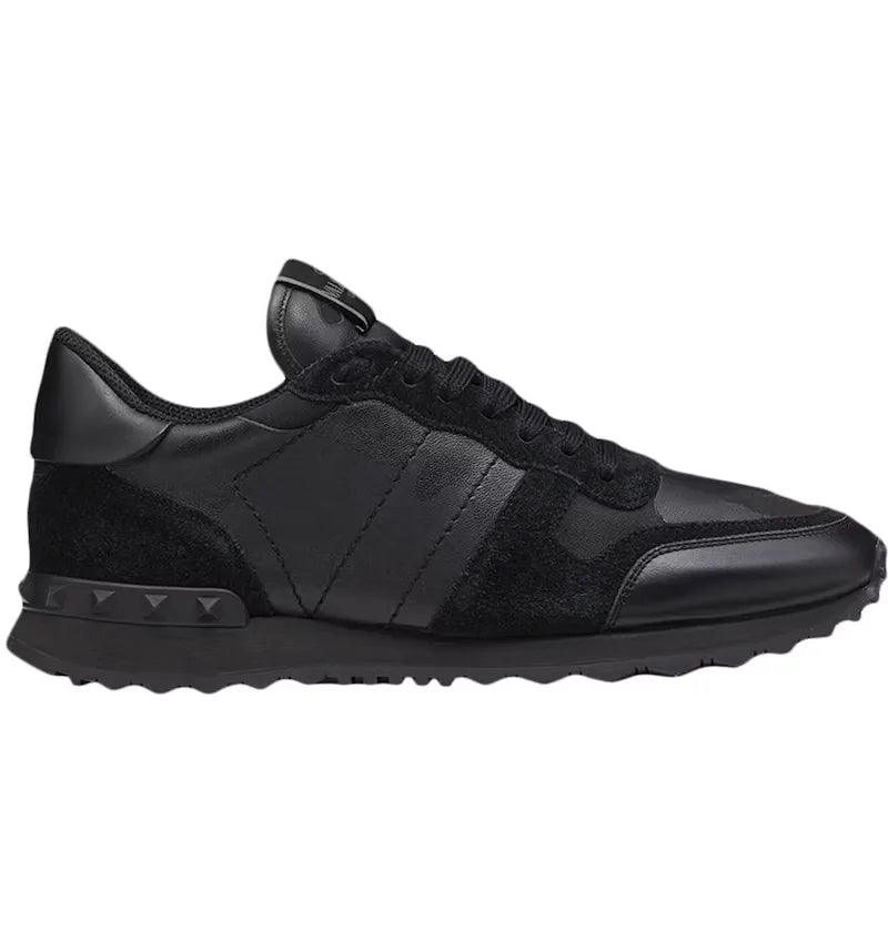 Valentino Garavani Rockrunner Black Black - vue 360
