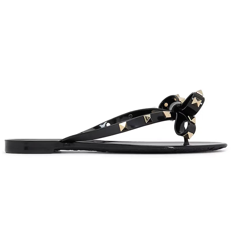 Valentino Garavani Rockstud Sandal Black (Women's) - vue 360