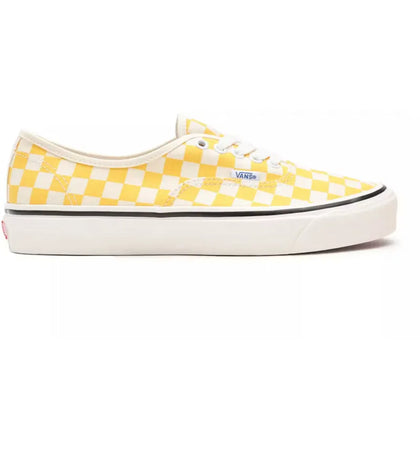 Vans Authentic 44 DX Anaheim Factory Yellow Checkerboard - authentic Vans sneakers