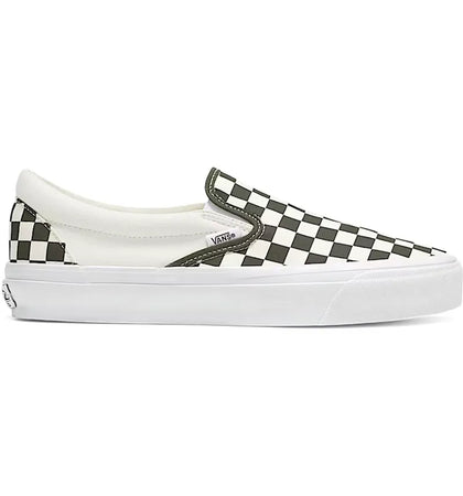 Vans Classic Slip-On 98 LX Checkerboard Grape Leaf Green - authentic Vans sneakers