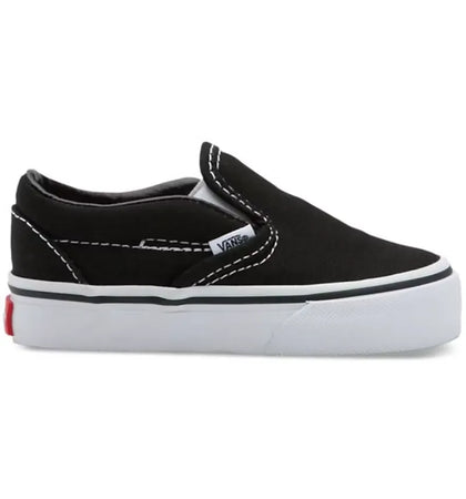 Vans Classic Slip-On Black White (TD) - authentic Vans sneakers