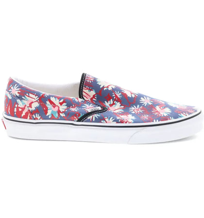 Vans Classic Slip-On Floral Red - authentic Vans sneakers