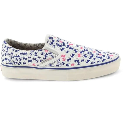 Vans Classic Slip-On LX Marc Jacobs White Surf The Web - authentic Vans sneakers
