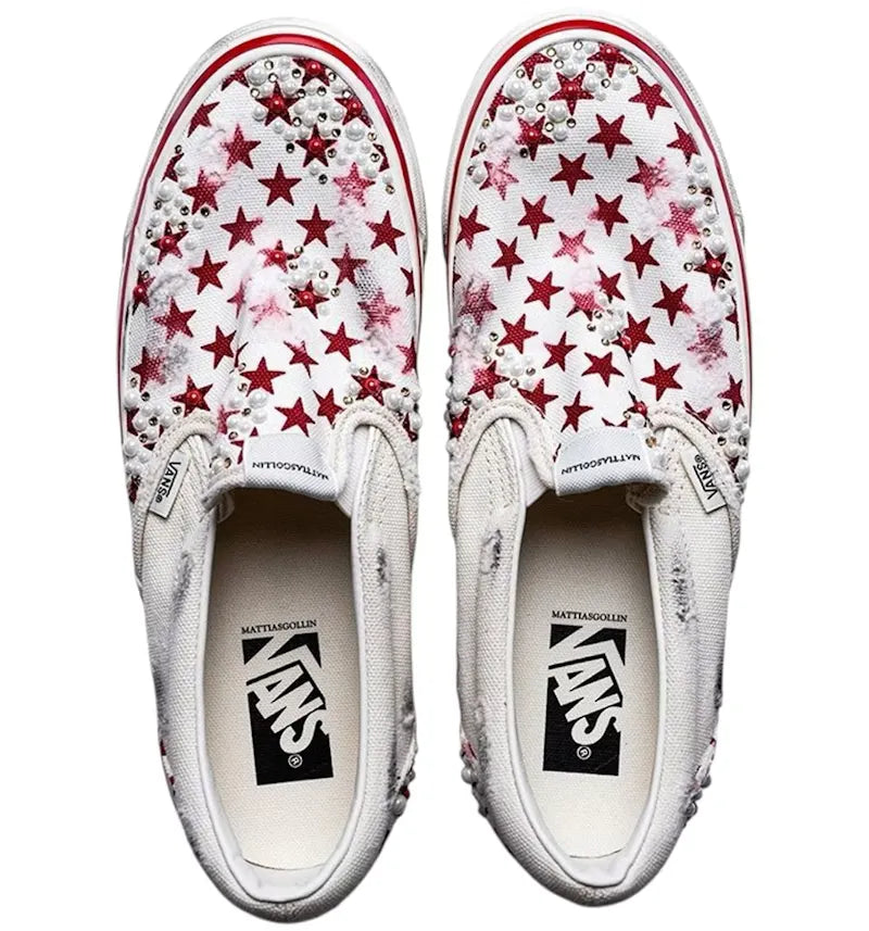 Vans Classic Slip-On Mattias Gollin Stella Rossa - vue 360