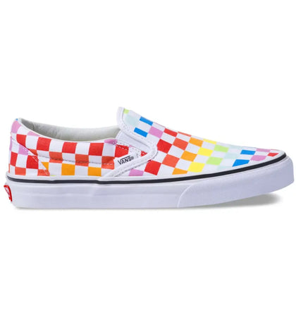 Vans Classic Slip-On Rainbow Checkerboard - authentic Vans sneakers
